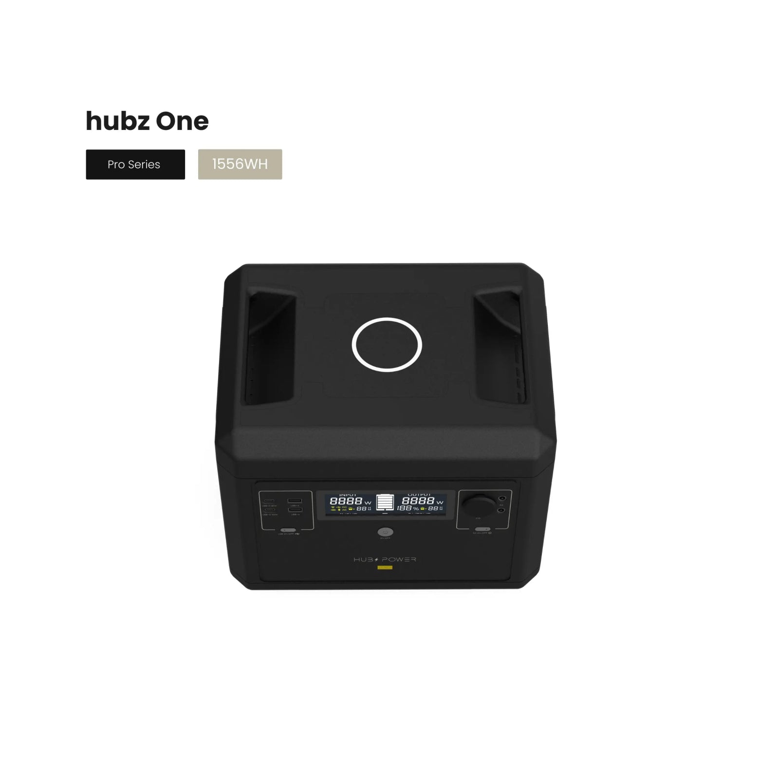 hubz Pro - Portable power station & solar panels