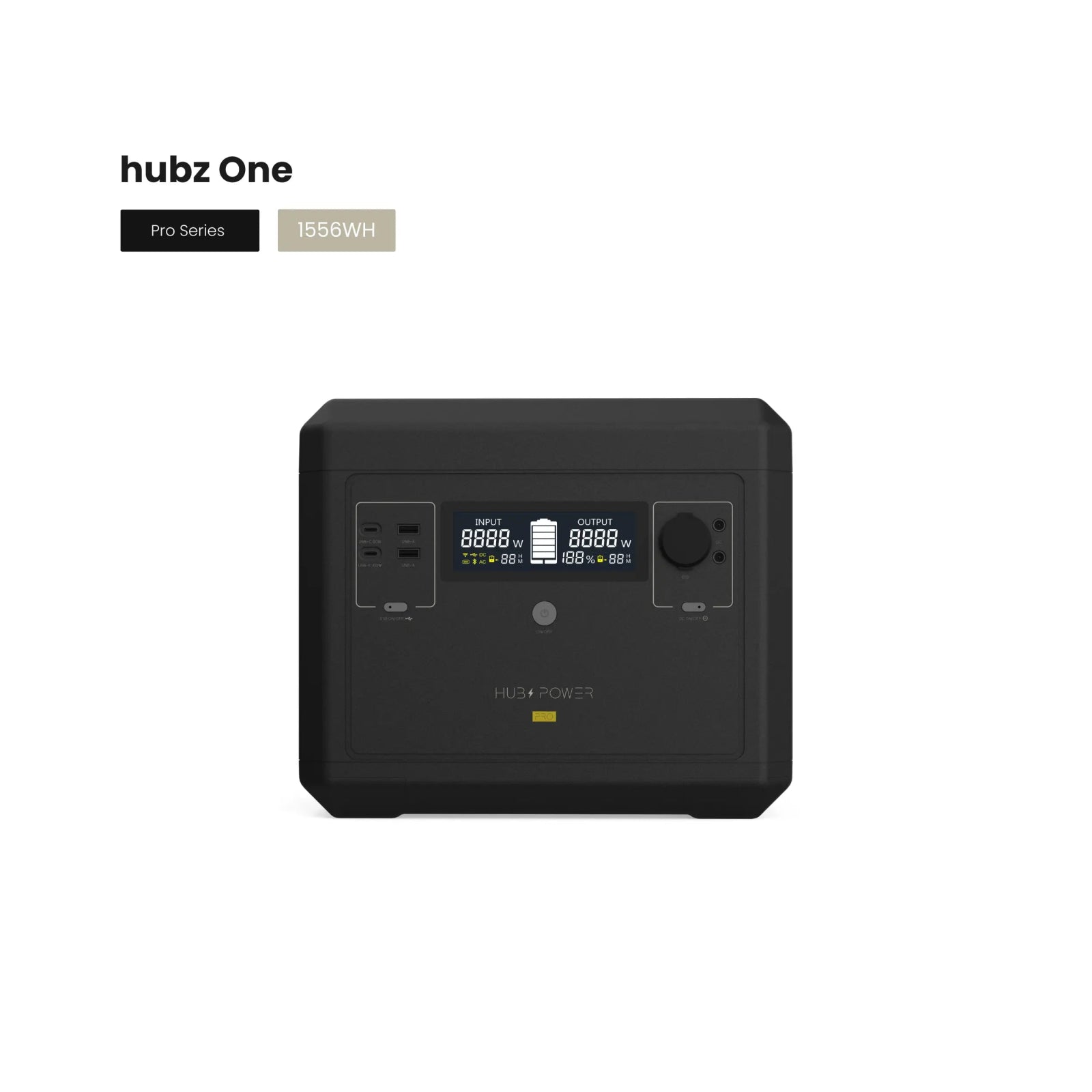 hubz Pro - Portable power station & solar panels