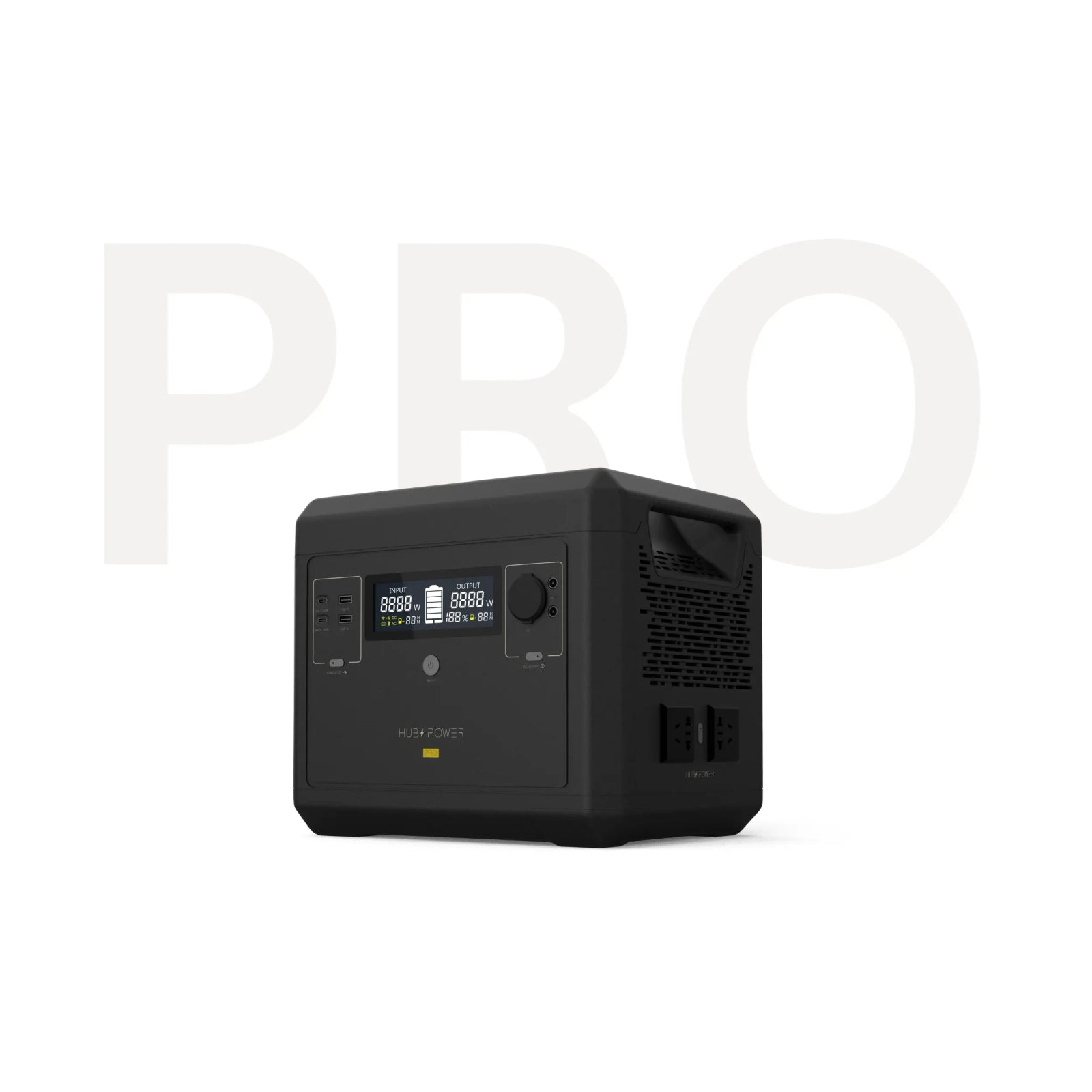 hubz Pro - Portable power station & solar panels