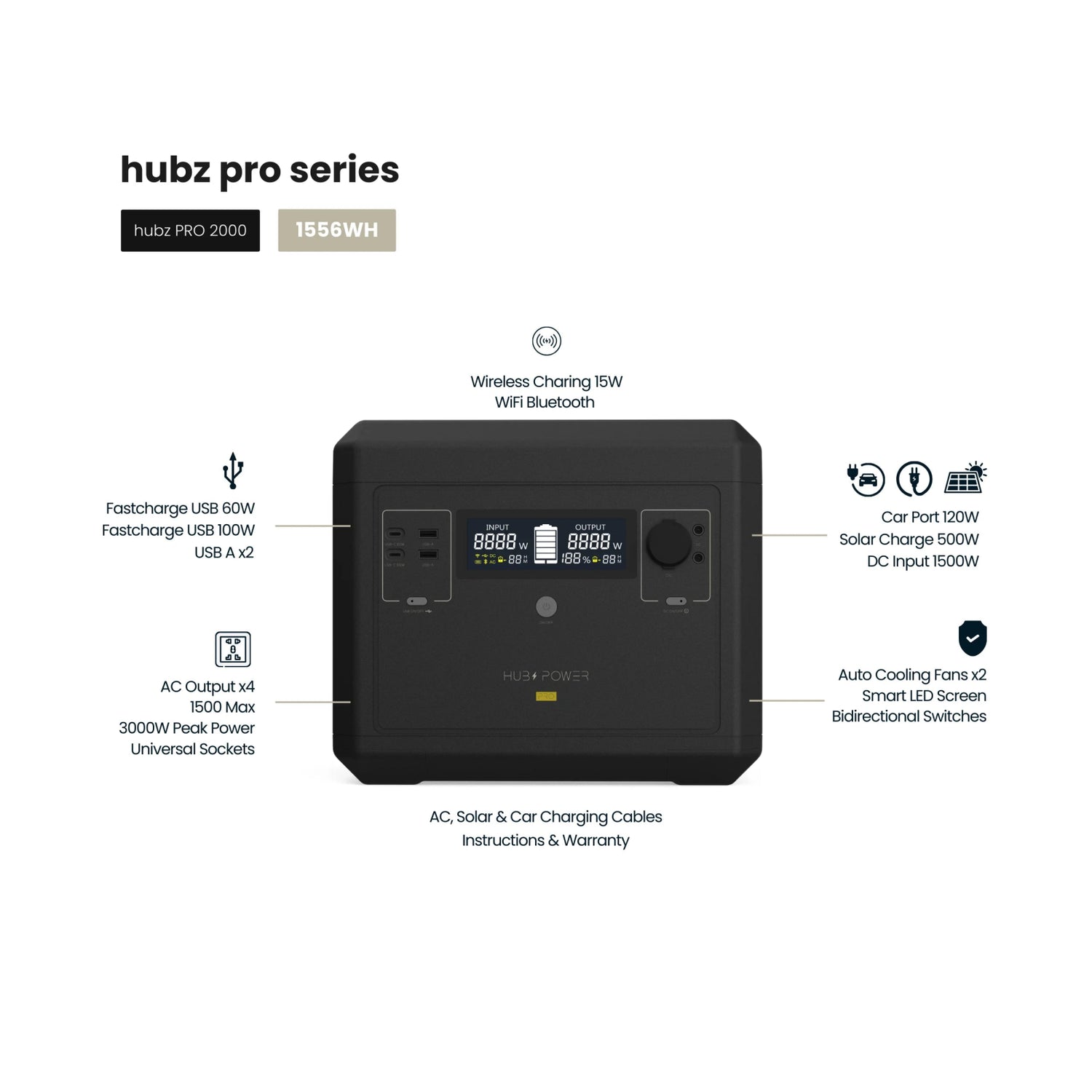 hubz pro portable power station