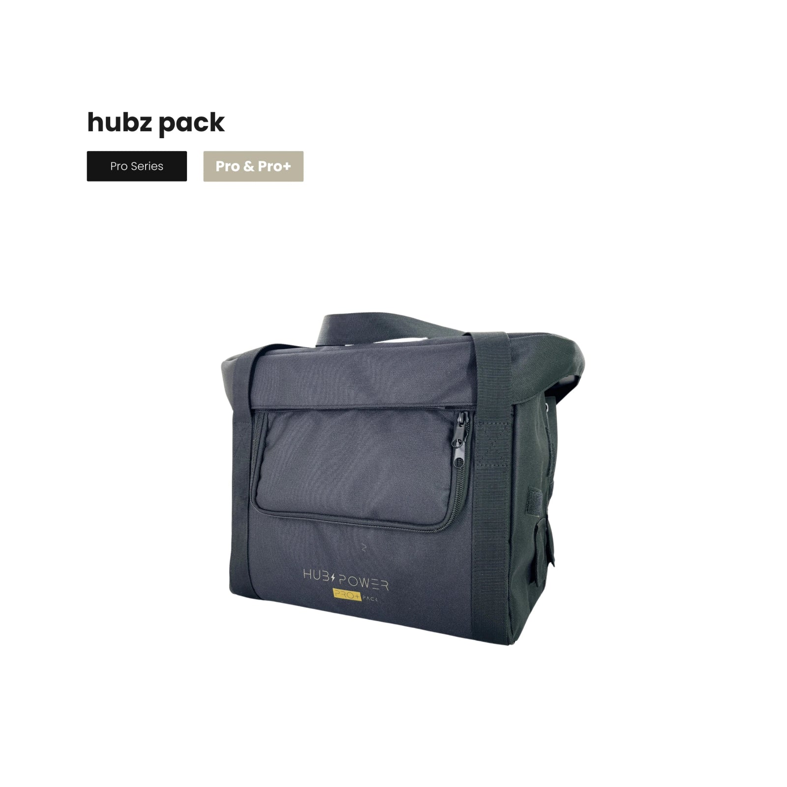hubz pro bag for Portable Power Stations, Portable Solar Panels & Home Power Stations for eco-friendly power on-demand.