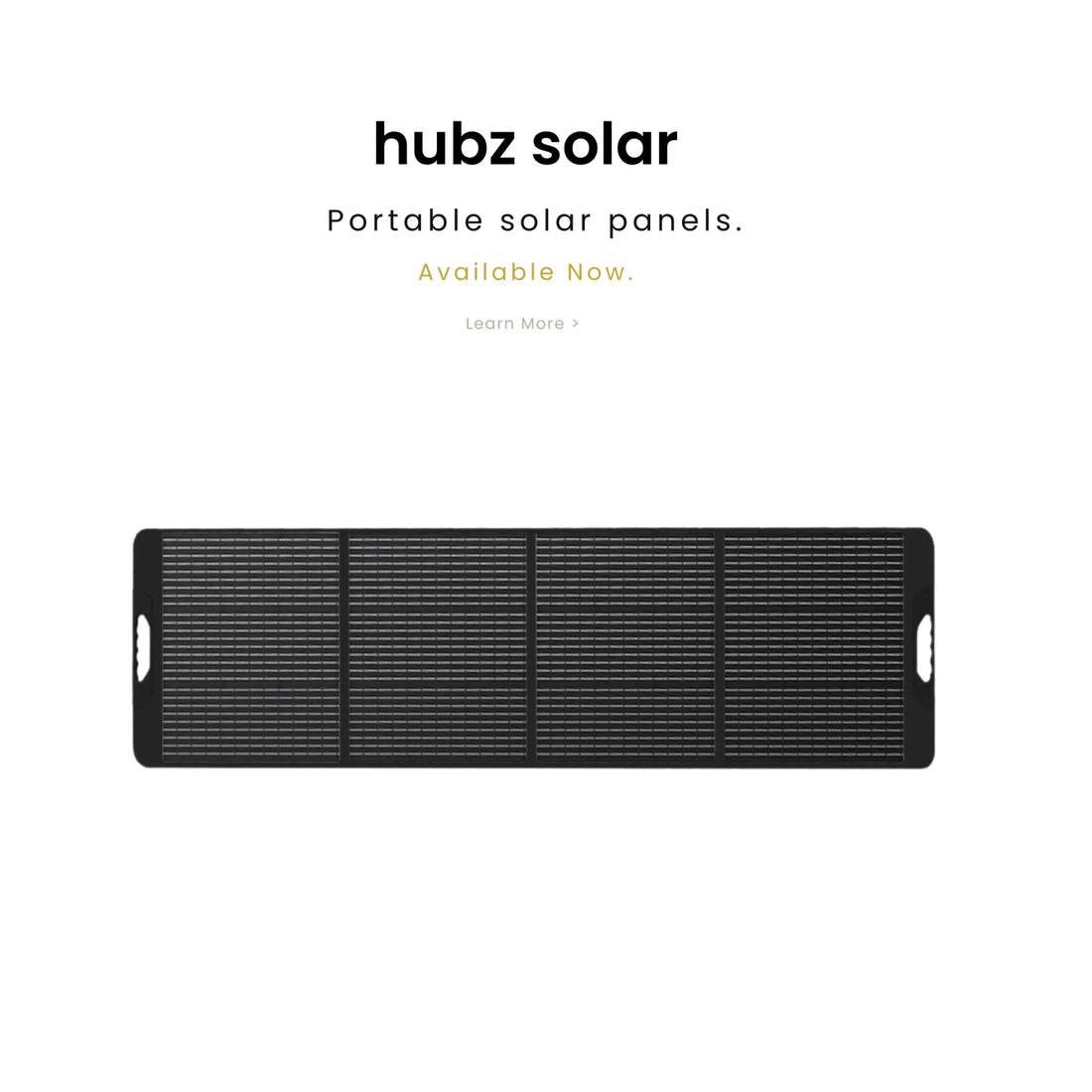 hubz 200W Portable Solar Panel