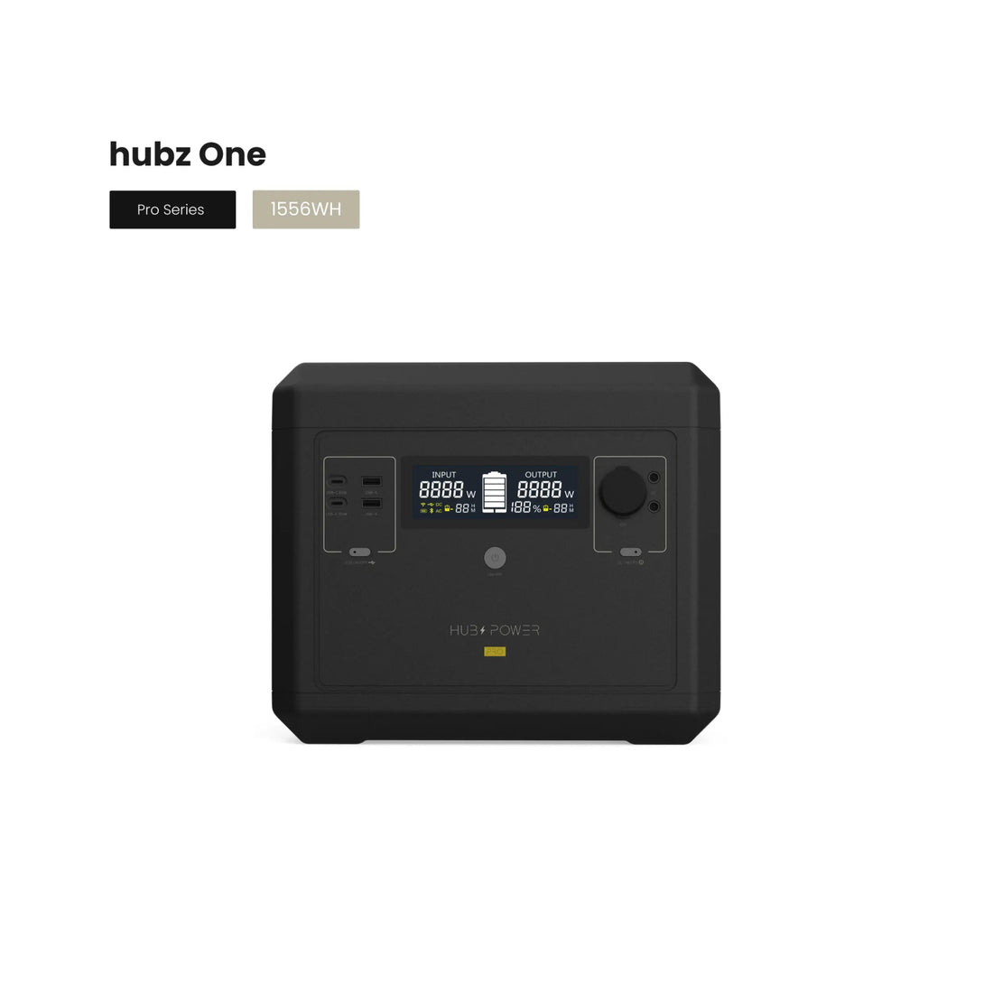 hubz Pro - Portable power station & solar panels